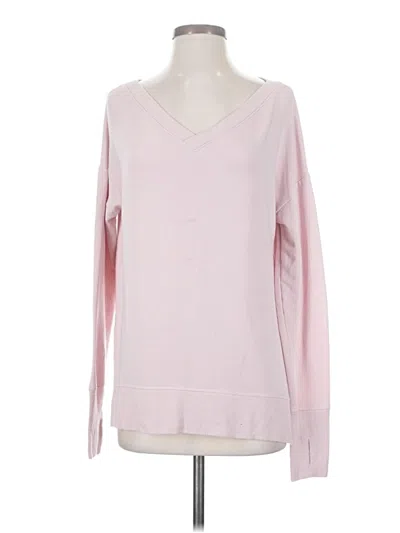Pre-owned Athleta Pullover Sweater In Pink