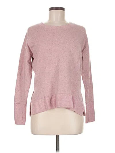 Pre-owned Athleta Pullover Sweater In Pink