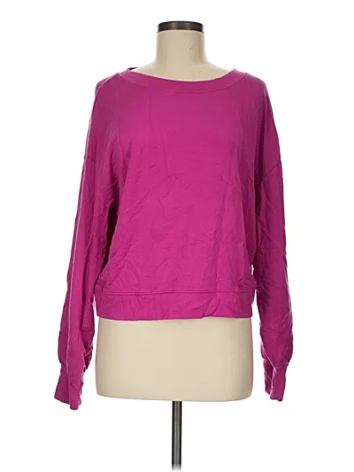 Pre-owned Athleta Pullover Sweater In Pink
