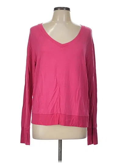 Pre-owned Athleta Pullover Sweater In Pink
