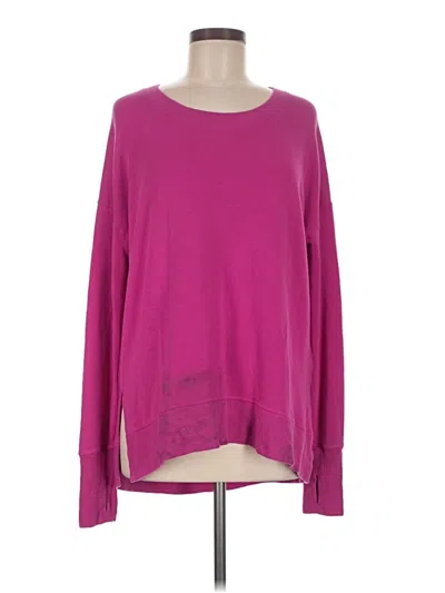 Pre-owned Athleta Pullover Sweater In Pink