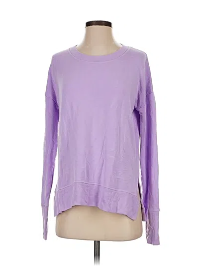 Pre-owned Athleta Pullover Sweater In Purple