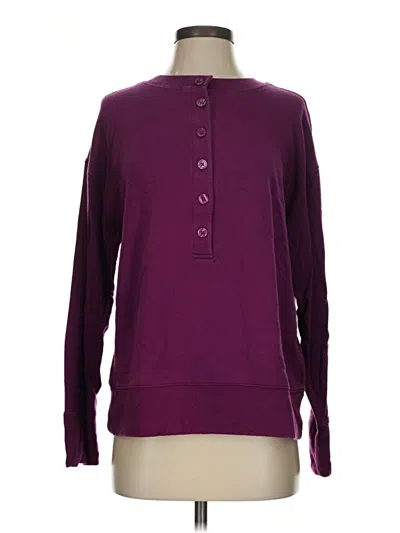 Pre-owned Athleta Pullover Sweater In Purple