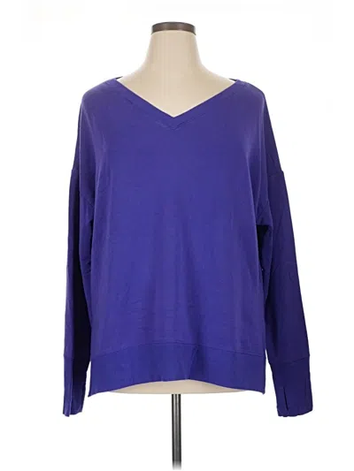 Pre-owned Athleta Pullover Sweater In Purple