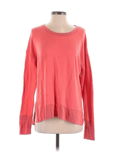 Pre-owned Athleta Pullover Sweater In Red