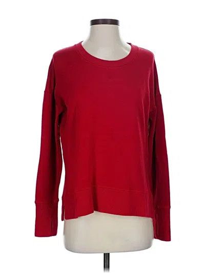 Pre-owned Athleta Pullover Sweater In Red