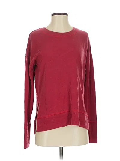 Pre-owned Athleta Pullover Sweater In Red