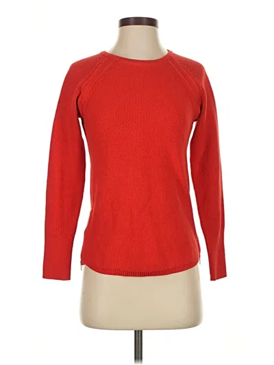 Pre-owned Athleta Pullover Sweater In Red