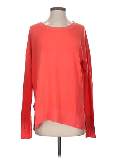 Pre-owned Athleta Pullover Sweater In Red