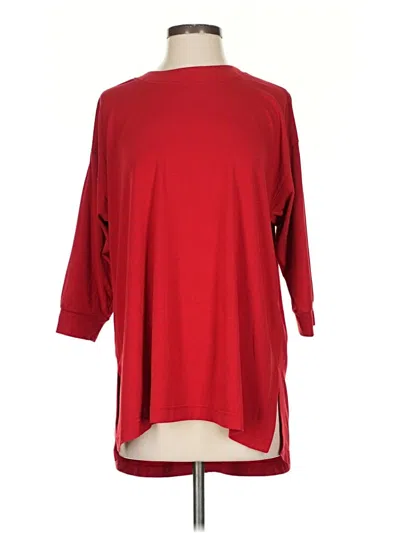 Pre-owned Athleta Pullover Sweater In Red