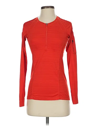 Pre-owned Athleta Pullover Sweater In Red