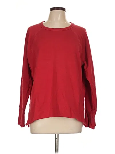 Pre-owned Athleta Pullover Sweater In Red