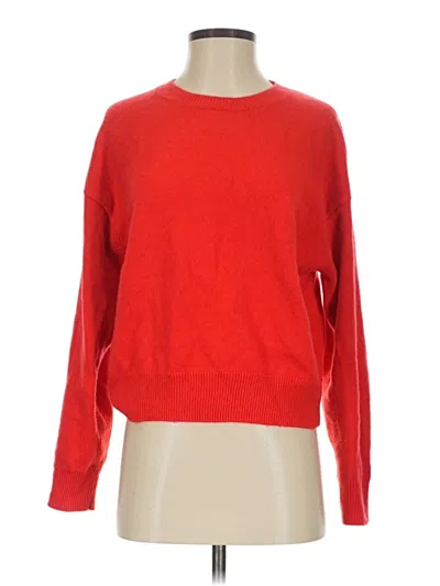 Pre-owned Athleta Pullover Sweater In Red