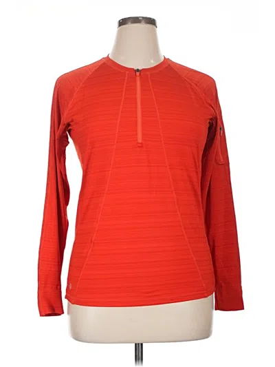 Pre-owned Athleta Pullover Sweater In Red