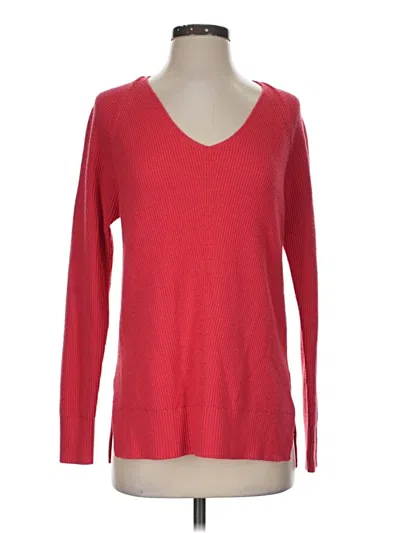Pre-owned Athleta Pullover Sweater In Red