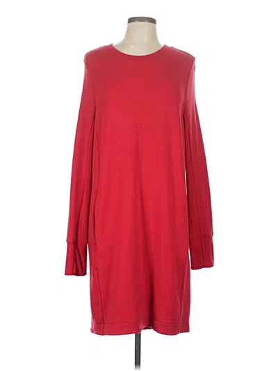 Pre-owned Athleta Pullover Sweater In Red