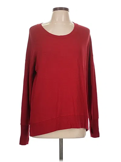 Pre-owned Athleta Pullover Sweater In Red