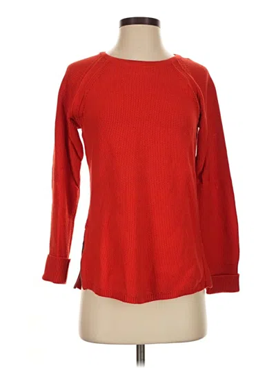Pre-owned Athleta Pullover Sweater In Red