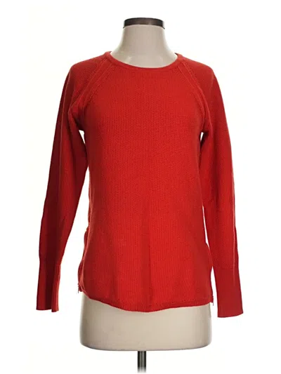 Pre-owned Athleta Pullover Sweater In Red