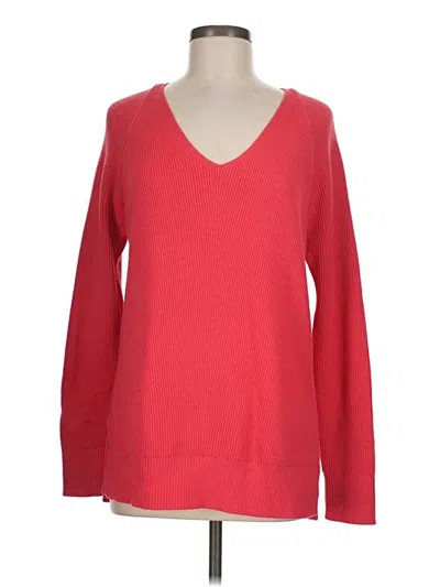 Pre-owned Athleta Pullover Sweater In Red