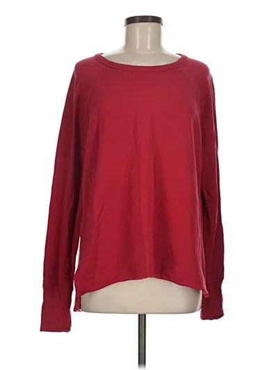 Pre-owned Athleta Pullover Sweater In Red