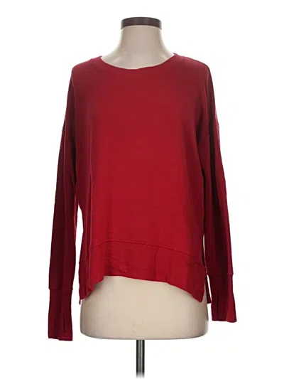 Pre-owned Athleta Pullover Sweater In Red