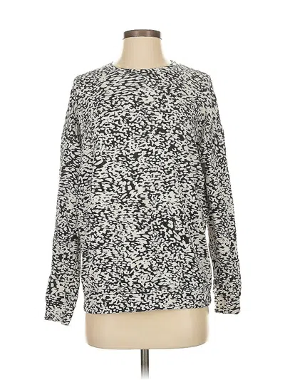 Pre-owned Athleta Pullover Sweater In Silver