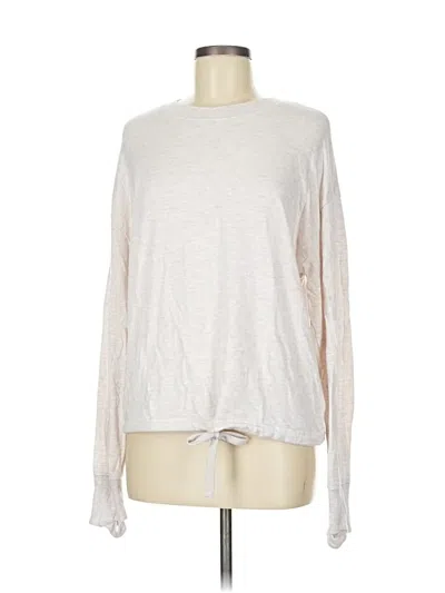 Pre-owned Athleta Pullover Sweater In Silver