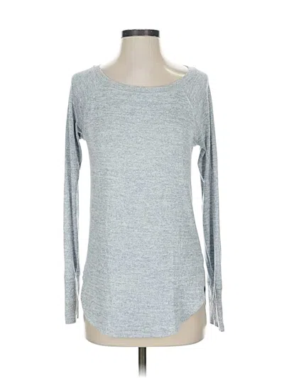 Pre-owned Athleta Pullover Sweater In Silver