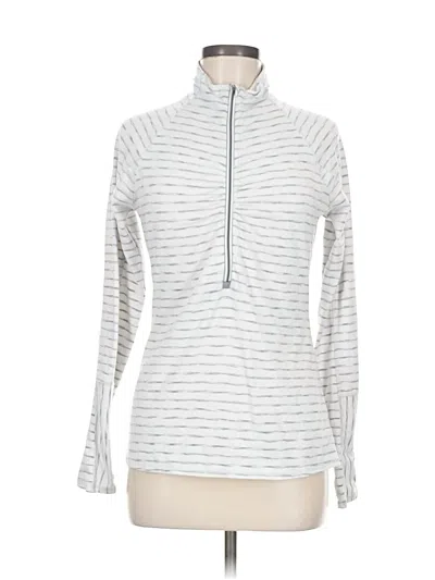 Pre-owned Athleta Pullover Sweater In Silver