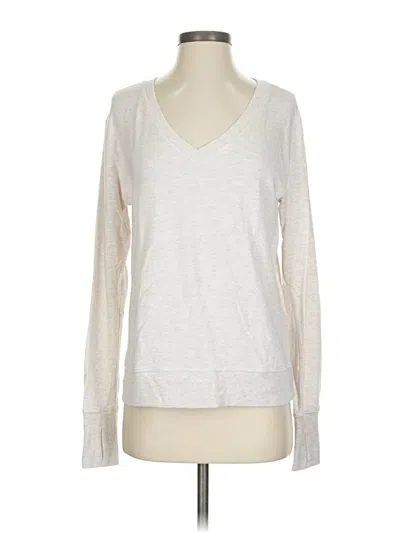 Pre-owned Athleta Pullover Sweater In Silver