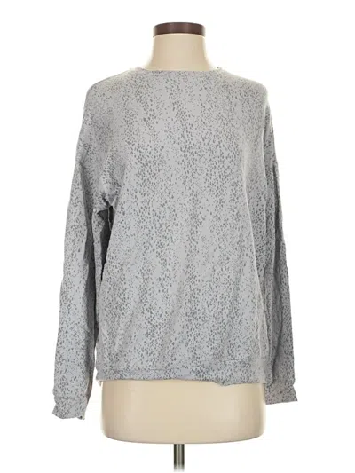 Pre-owned Athleta Pullover Sweater In Silver