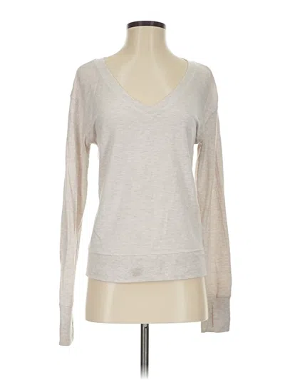 Pre-owned Athleta Pullover Sweater In Silver