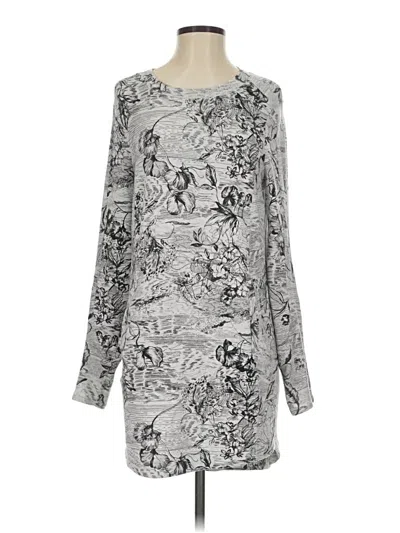 Pre-owned Athleta Pullover Sweater In Silver