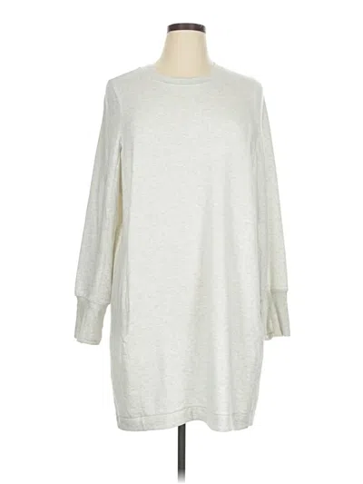 Pre-owned Athleta Pullover Sweater In Silver