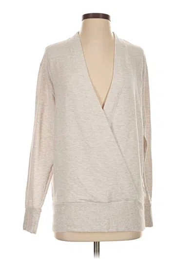 Pre-owned Athleta Pullover Sweater In Silver