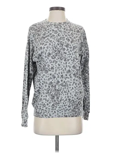 Pre-owned Athleta Pullover Sweater In Silver