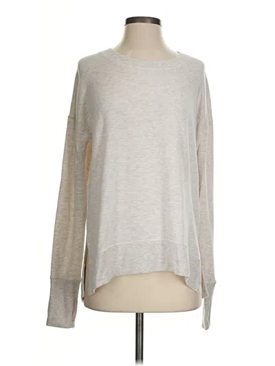 Pre-owned Athleta Pullover Sweater In Silver