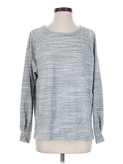 Pre-owned Athleta Pullover Sweater In Silver