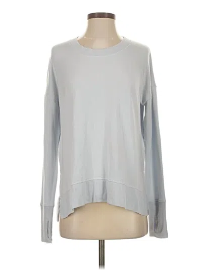 Pre-owned Athleta Pullover Sweater In Silver