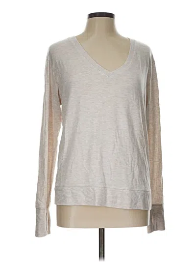 Pre-owned Athleta Pullover Sweater In Silver