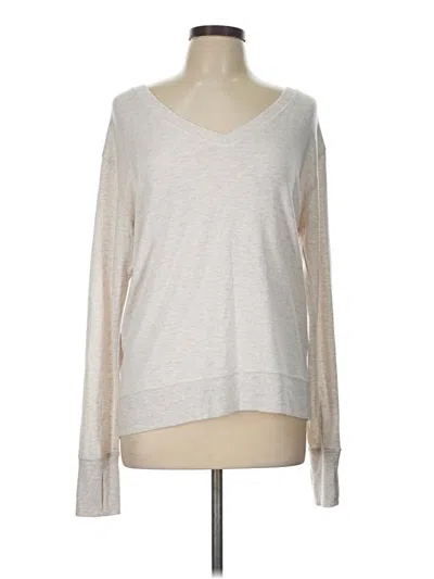 Pre-owned Athleta Pullover Sweater In Silver