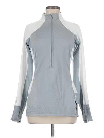 Pre-owned Athleta Pullover Sweater In Silver