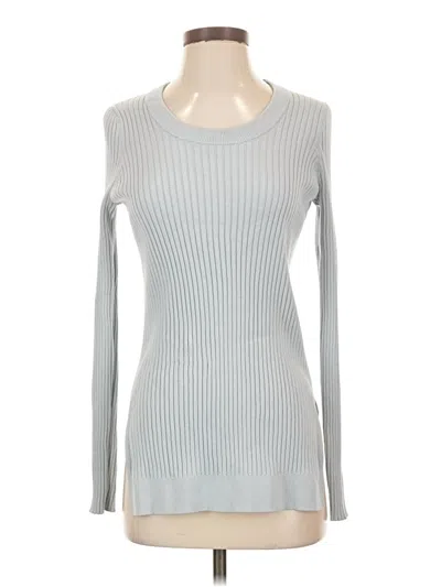 Pre-owned Athleta Pullover Sweater In Silver