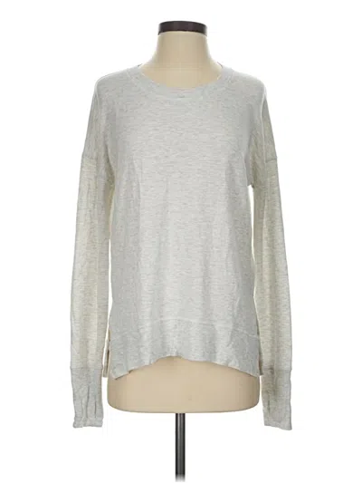 Pre-owned Athleta Pullover Sweater In Silver