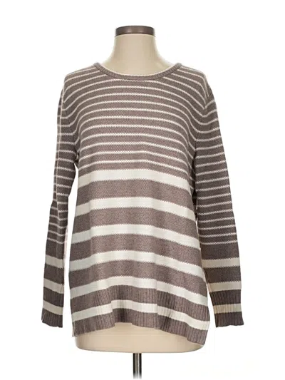 Pre-owned Athleta Pullover Sweater In Tan