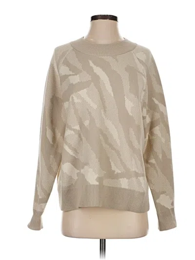 Pre-owned Athleta Pullover Sweater In Tan