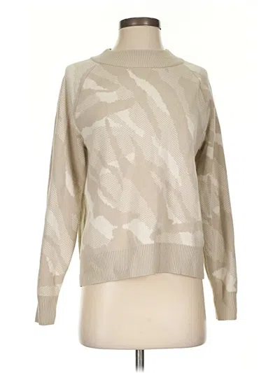 Pre-owned Athleta Pullover Sweater In Tan