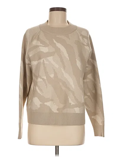 Pre-owned Athleta Pullover Sweater In Tan