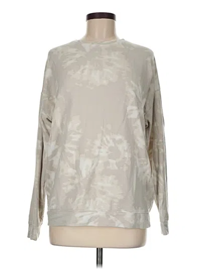 Pre-owned Athleta Pullover Sweater In Tan